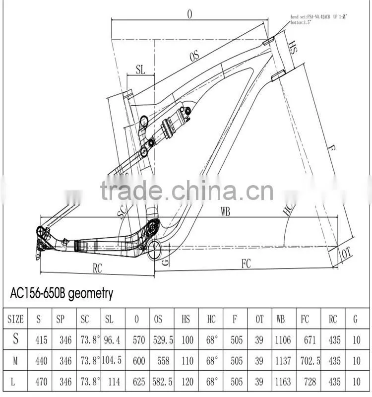Newest design Full 27.5er Mtb Carbon Frame 650b Suspension 142*12 /135*9 axle