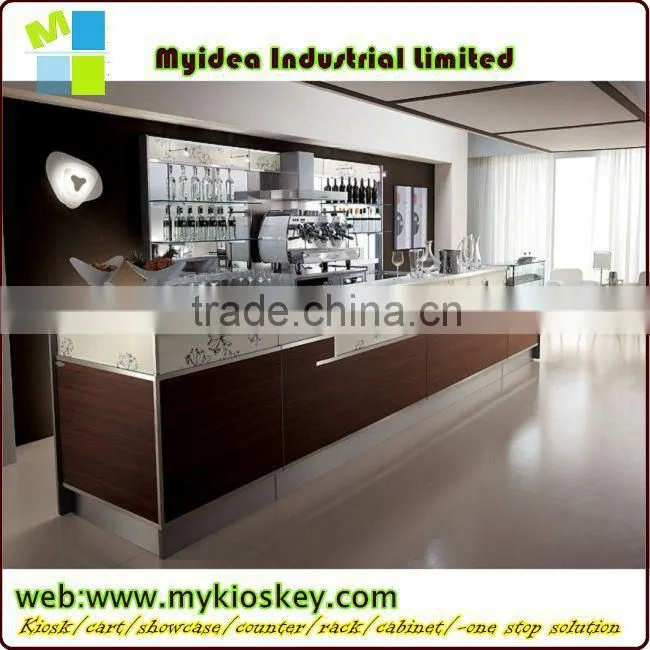 Cheap small nail salon reception desk counter, white curved reception desk for hotel,spa reception desk counter bar