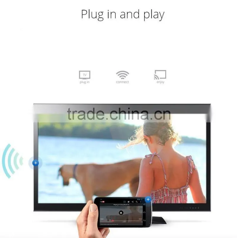 Vensmile EZcast EZcast dongle V5ii better than EZcast M2 Actions 8251 DDR128M/FLASH 128M support Airplay/Miracast/DLNA EZCAST