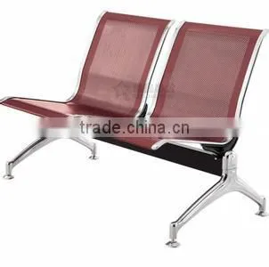 modern hair salon beautiful high quality stainless steel dark blue waiting room chairs to sale for hairdresser