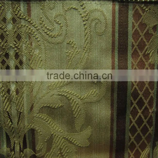 HX06003 upholstery yarn-dyed jaquard curtain fabric