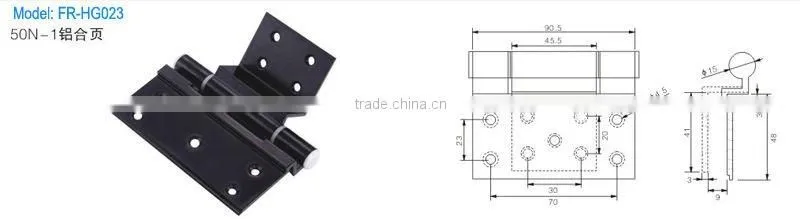 double door aluminum alloy handle