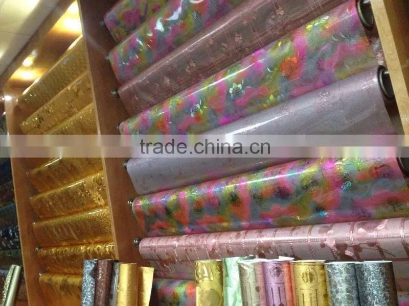 transfer film/ laser design full transfer film for PVC table cloth/paper/plastic