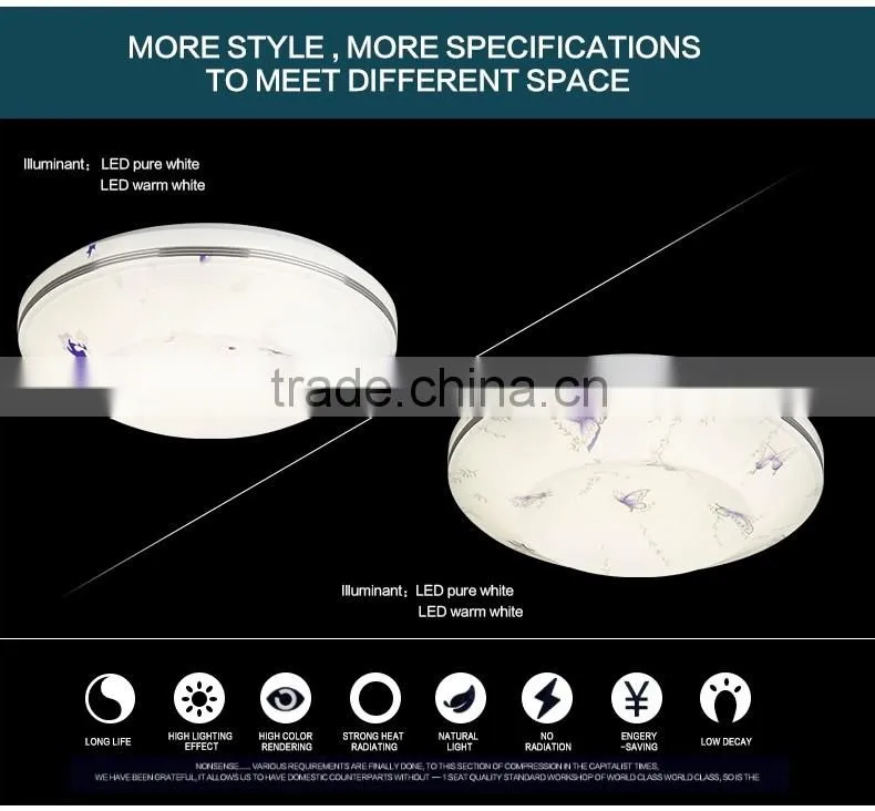 Round ceiling light led Acrylic cover