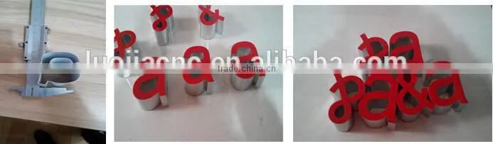 tonight aluminum stainless steel, metal led light box sign moves channel letter bending machine