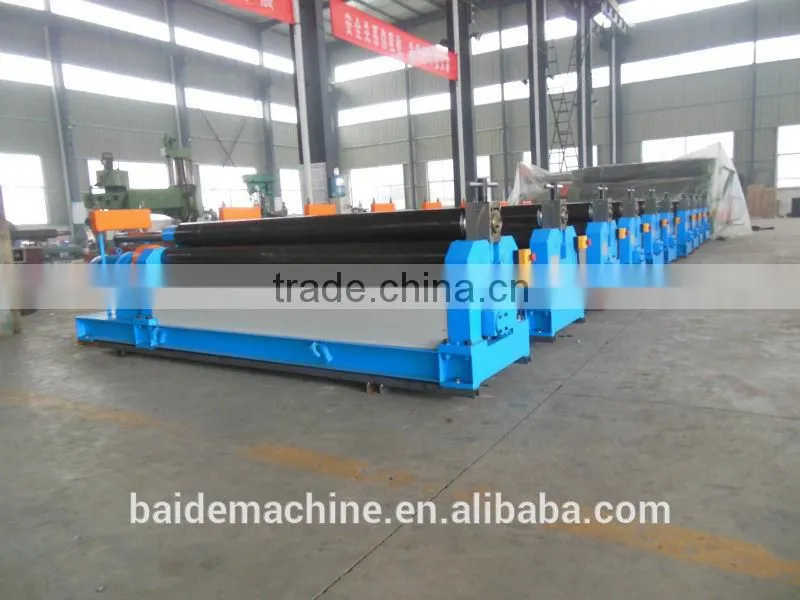 China manufacturer W11 three roller symmeterical bending machine plate rolling machine