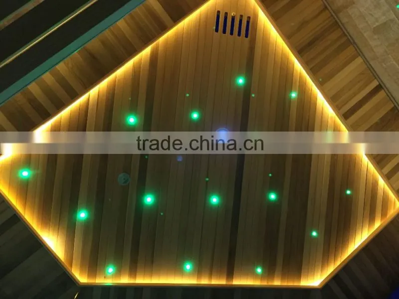 6 person Luxury hemlock crystal stone sauna room (SMT-041LHT)