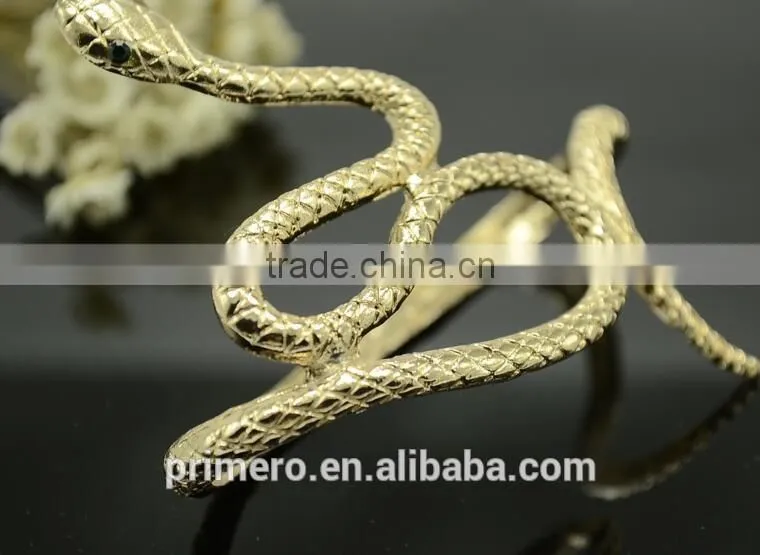 Punk Snake Hand Palm Bracelet Bangle Cuff Ring Jewelry Fancy Dress Goth