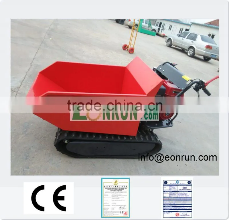 All terrain mini dumper for garden with petrol engine and CE