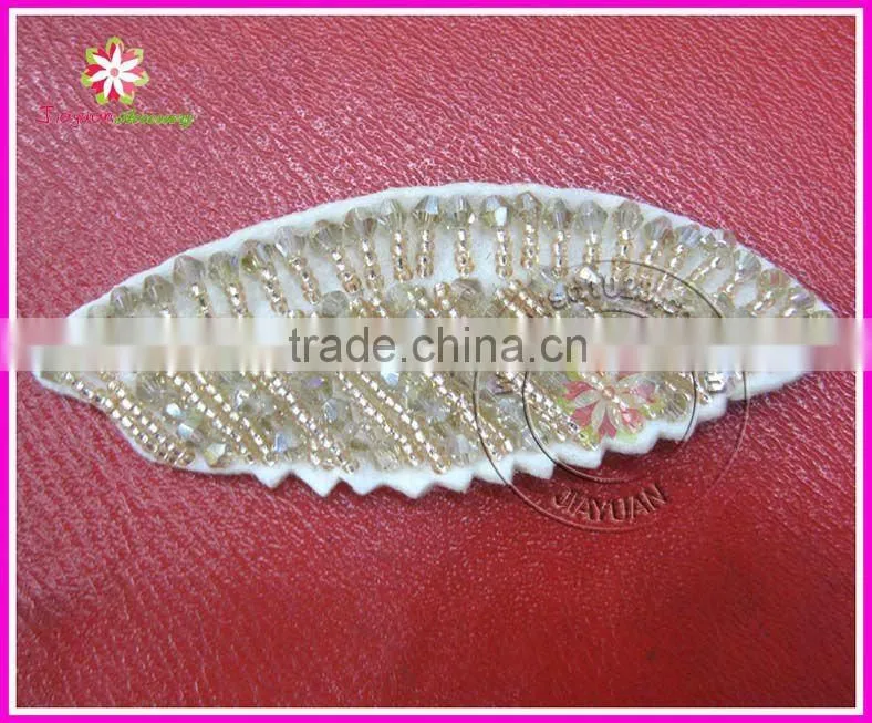 beaded and crystal applique