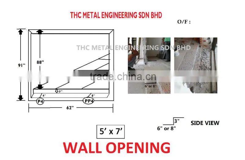 Best Quality THC Security Door Made from Malaysia