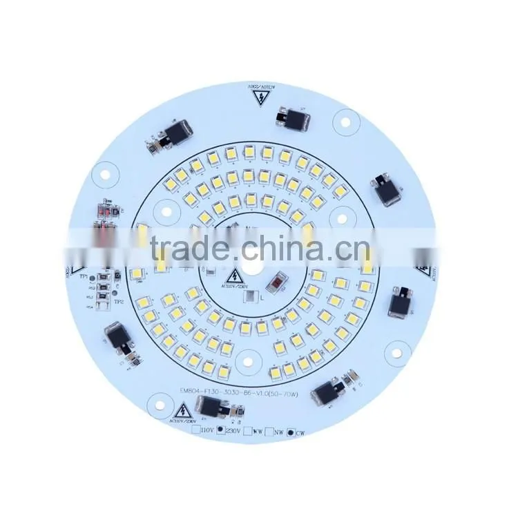50W 60W 70W 220VAC operated directly led light circult board