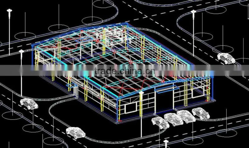 Steel structure frame workshop/warehouse/building