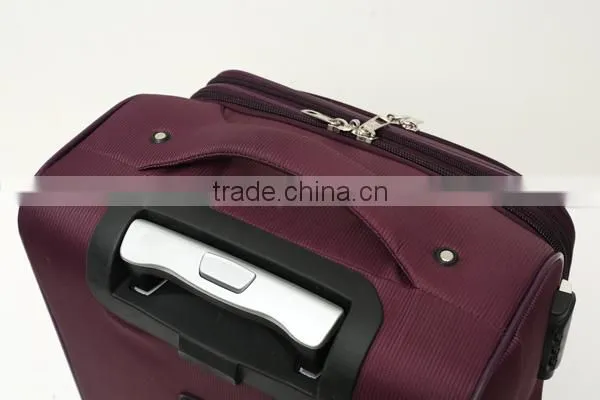 Four wheels fabric handle nylon trolley bag