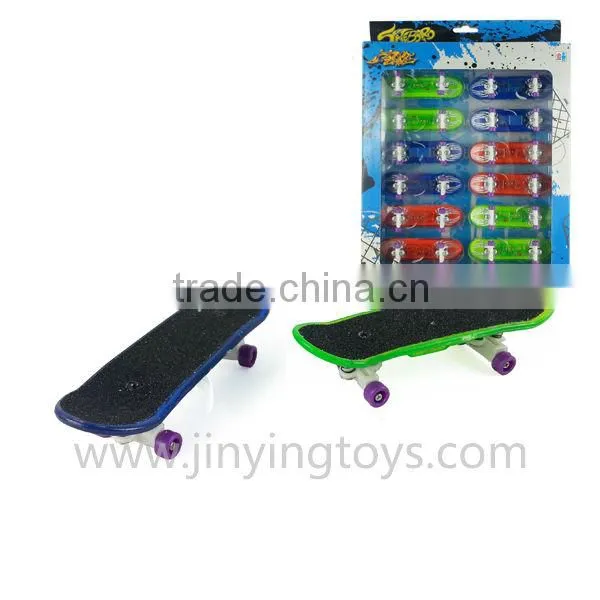 Plastic skateboard toy finger skate board with EN71