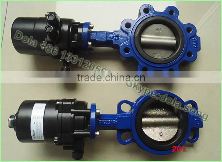 BV-DS143 BS5155 PN16 wafer style butterfly valve