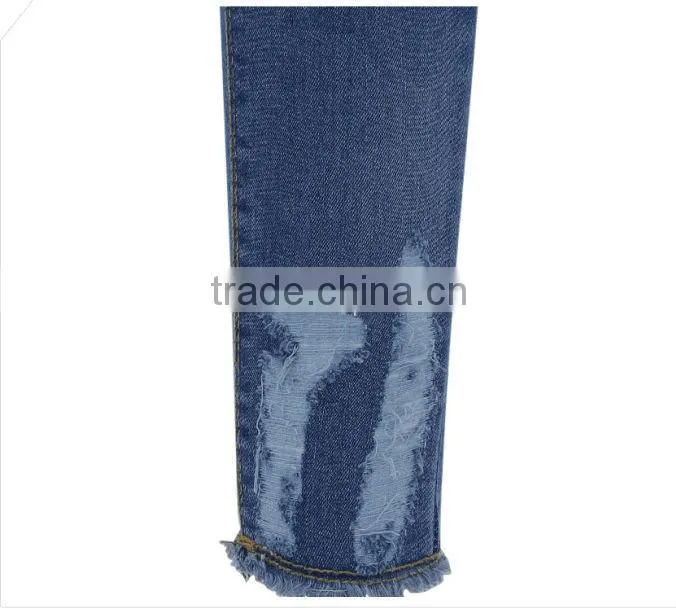 2014 Hot Sale Wholesale Women Jean pants Denim Blue Lady Skinny Pencil Denim Jean pants price cheapest hot