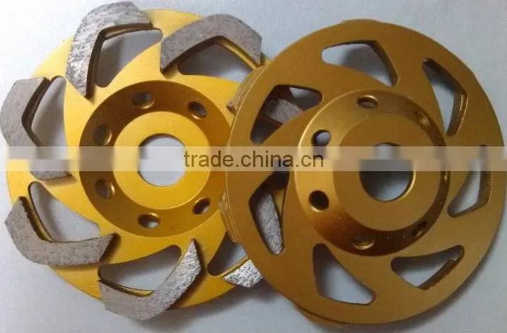 L-shaped diamond cup grinding wheel