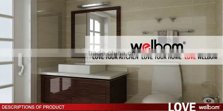 Mirror Design Top Solid Wood Bathroom Vanity