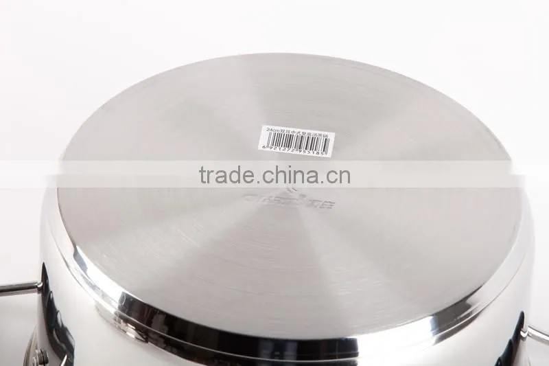 2015 New Charms 2 layers multi function stainless steel bamboo steamer pot with handle & lid, stainless steel steamer