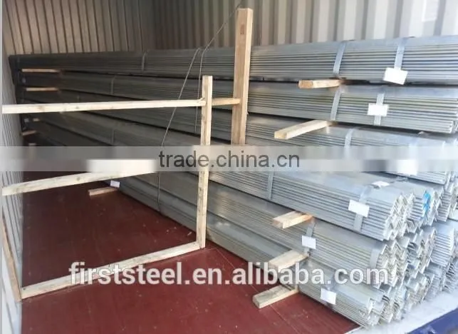 manufactory professional service galvanized steel angle bar