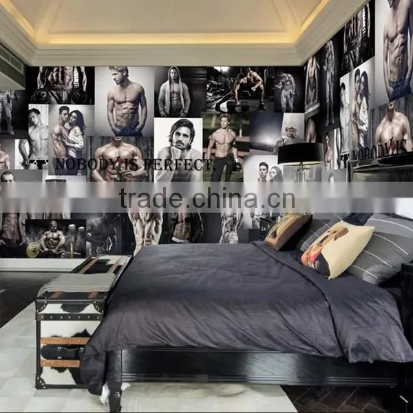 hot design economic non-woven wallpaper korea