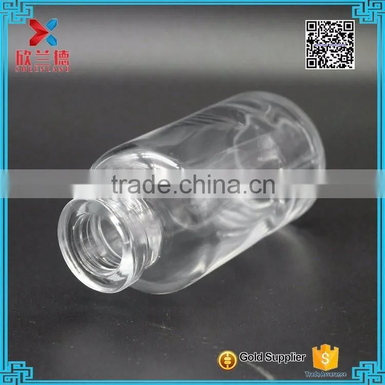 cylinder glass aroma diffuser bottles with cork and reed sticks 120ml