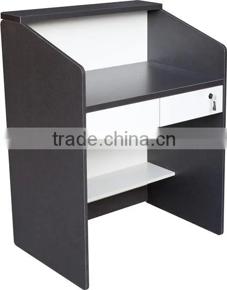 New design wooden small retailer cashier counter