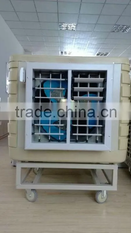 Portable air cooler with air cooler fan