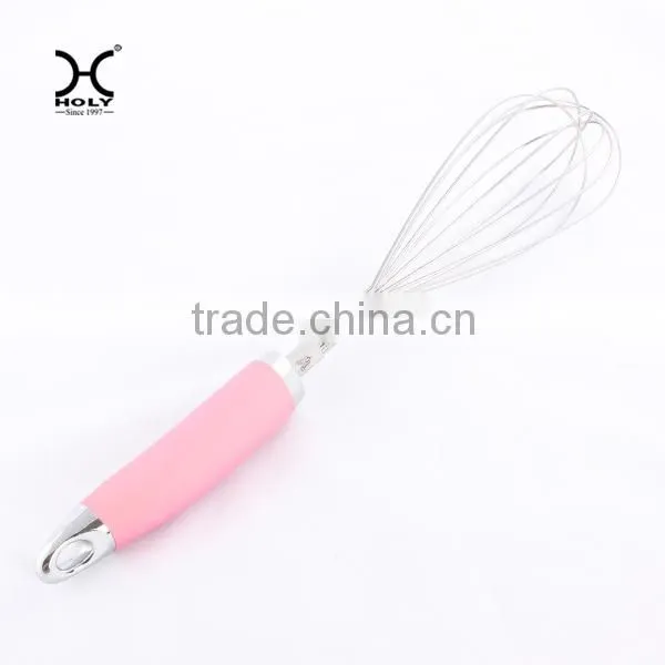 Pizza cutter with pink handle
