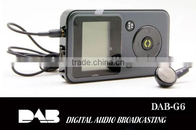 Portable DAB and DAB+ DAB-G6 Digital Radio with MP3 FM