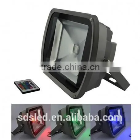 LED flood light 60W led floodlight IP65 Integrated Grey RGB led flood light