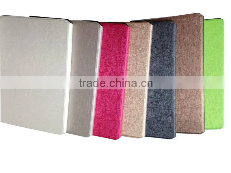 hair line leather case for new ipad