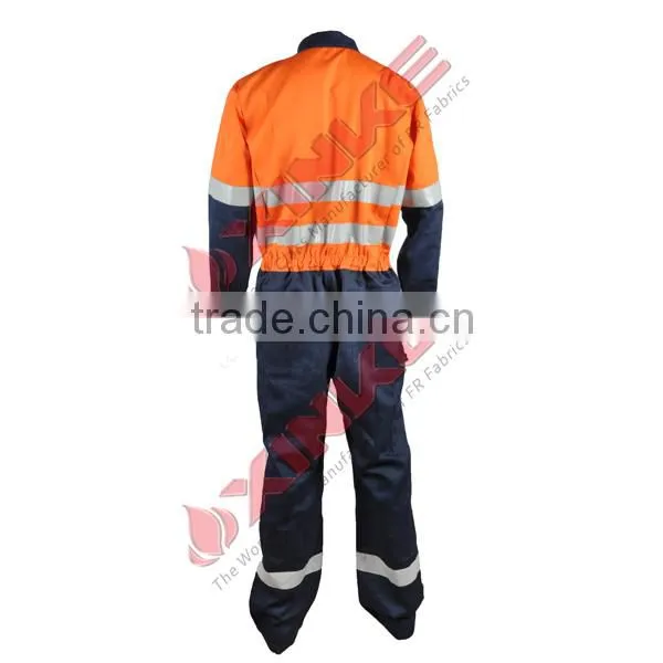 Petroleum fire retardant coverall for industrial safety