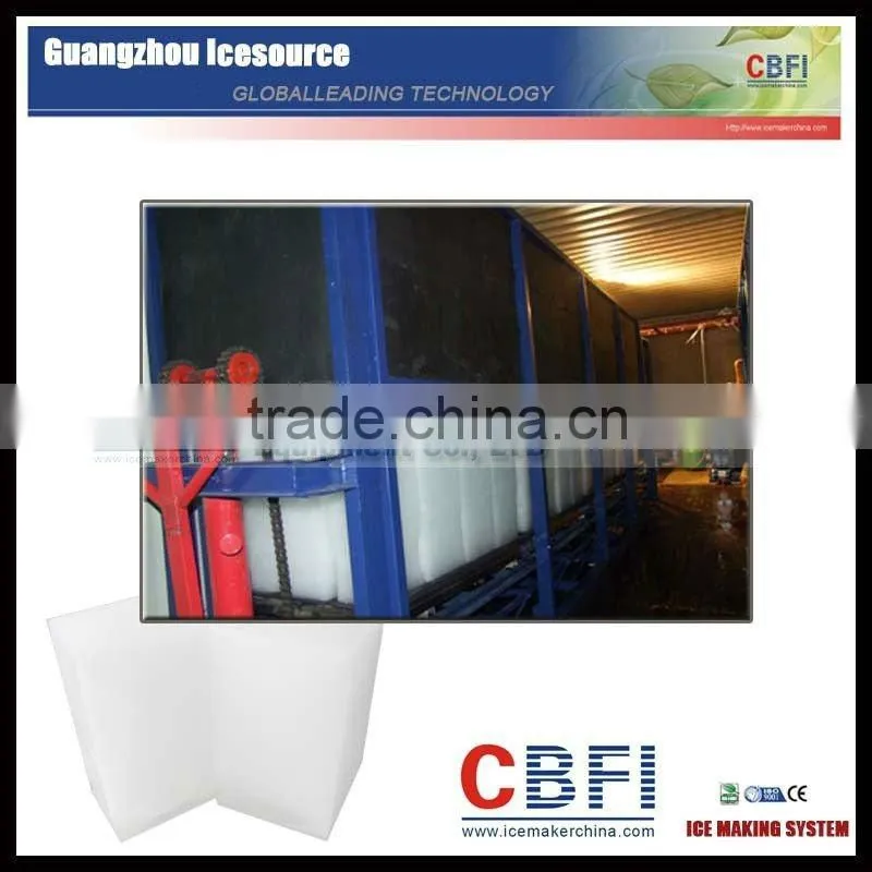 industrail containerized ice block machine with cold room