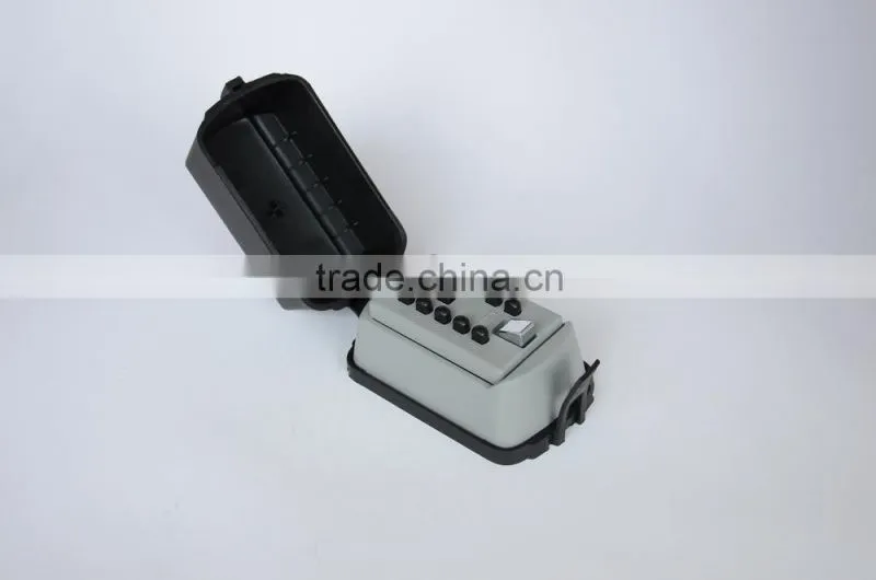 Waterproof Wall mounted key lock box for Real Estate Key Lock Boxes Portable Combination Storage Box Case