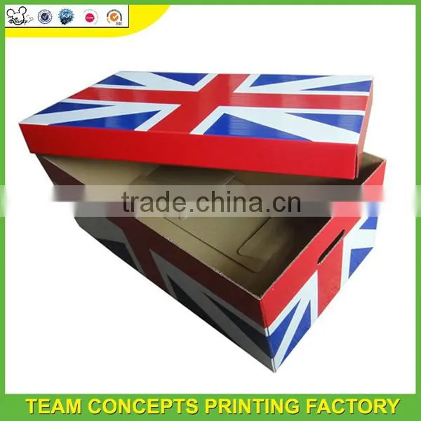 Corrugate paper custom hat box packing