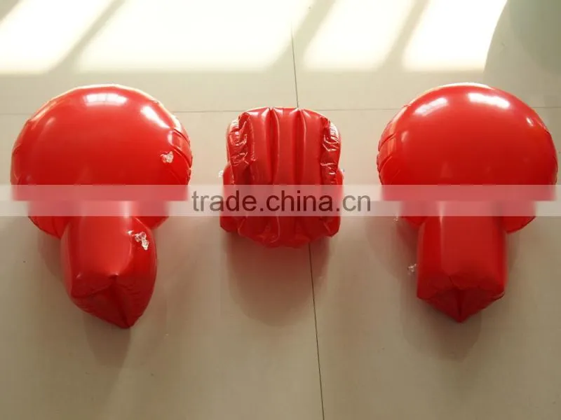 seen as tv PVC inflatable gloves wholesale