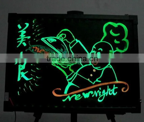 60x80cm rgb led make tempering glass writing board