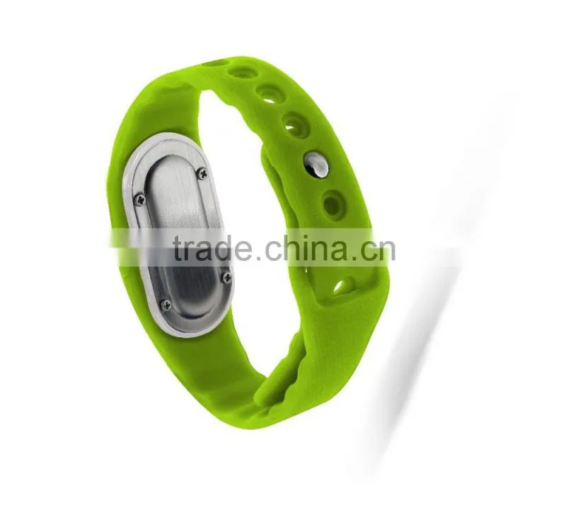 3D sensor calories waterproof pedometer watch with one tap mode function