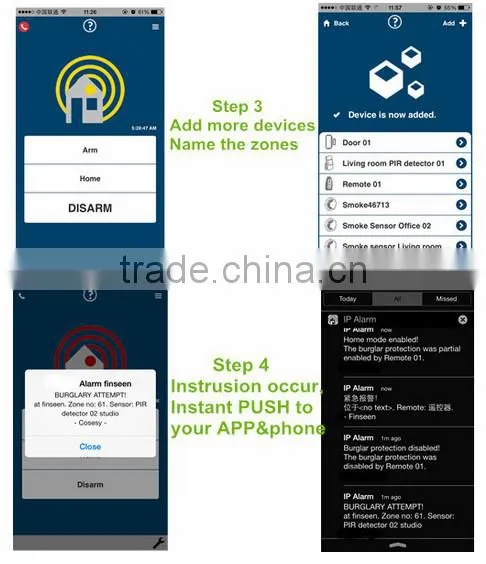 Android/IOS App Home Security Alarm&Wireless Burglar Alarm&Home Alarm System