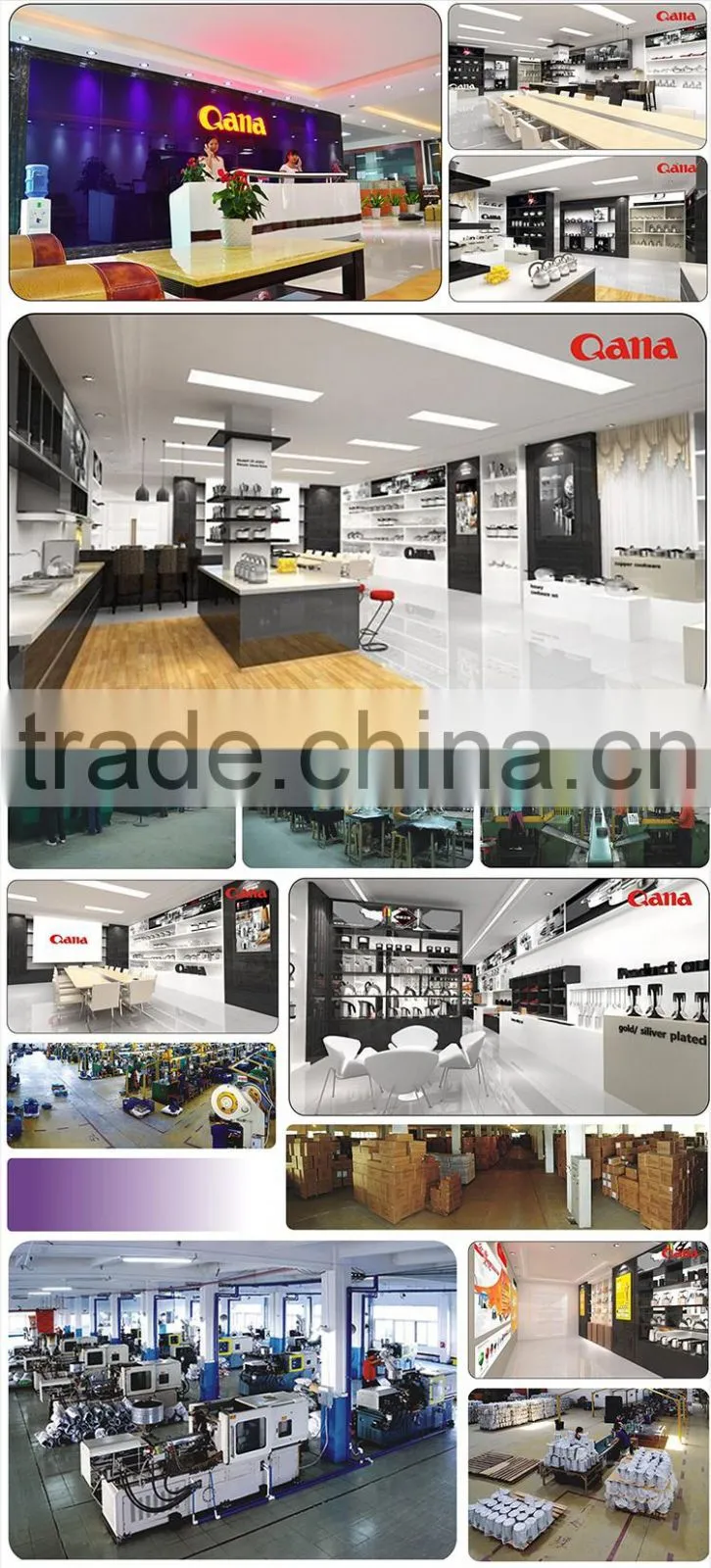 Shenzhen Qana Brand Kitchen Tools Trash Bin , Red Plastic Trash Bin