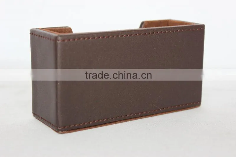 High Quality Faux Leather Card Holder/ Business Cardboard Card Holder