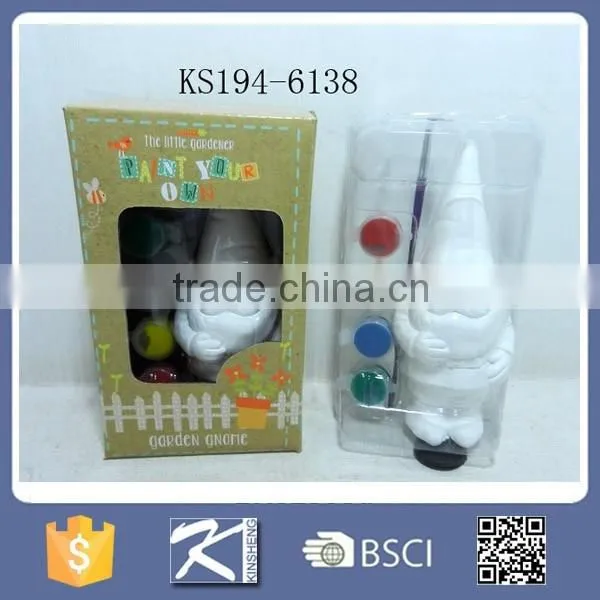 novelty toy diy hand ceramic figurines to paint