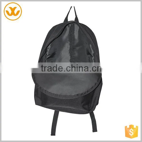 600D/PVC Polyester black color china best backpack manufacturer