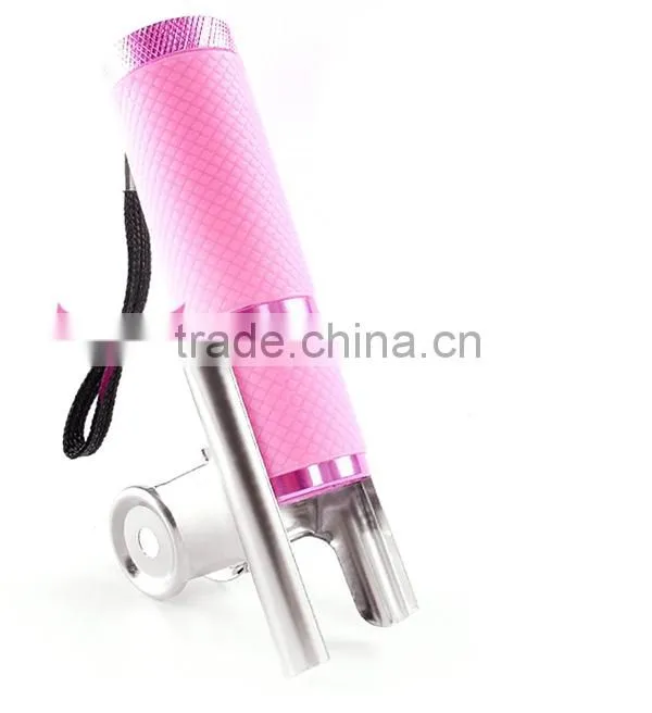 UV light nail dry flashlight torch, Nail Polish Nail Shellac UV Gel 9 LED UV Flashlight