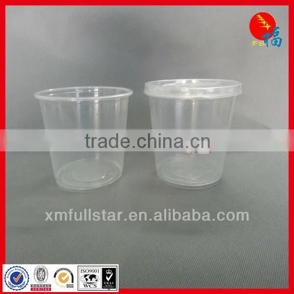 High quality clear PP microwave soup bowl with lid