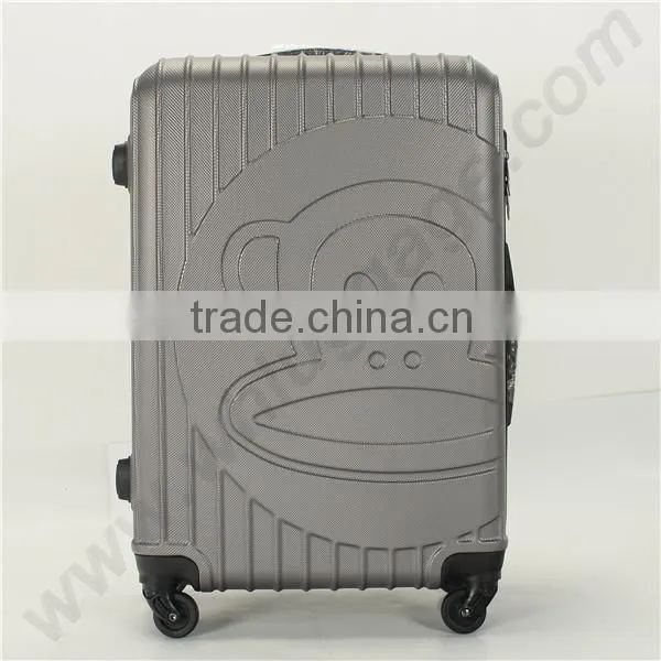 ABS cute pattern factory direct supply trolley luggage 2016