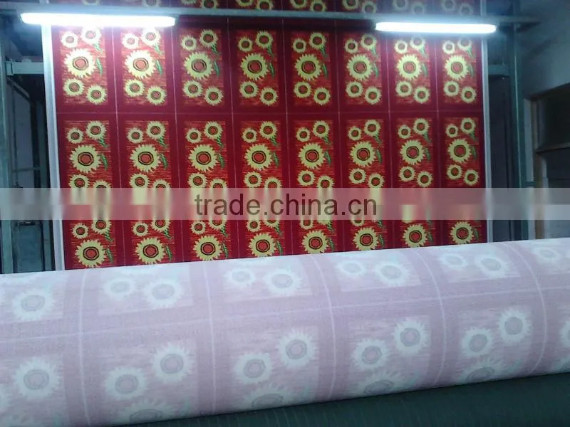 Printed design latex back tiger carpet