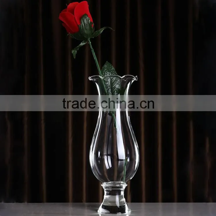 beautiful clear crystal glass cylinder vase flower